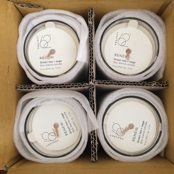 Set of 4*Project 62 RENEW Candles  * New* - Picture 2 of 3